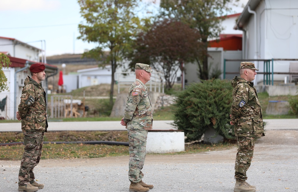 Transfer of Authority Ceremony for KFOR Regional Command East’s Non-Kinetic Battalion