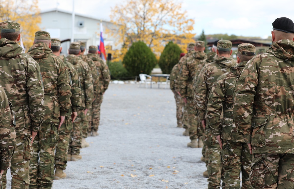 Transfer of Authority Ceremony for KFOR Regional Command East’s Non-Kinetic Battalion