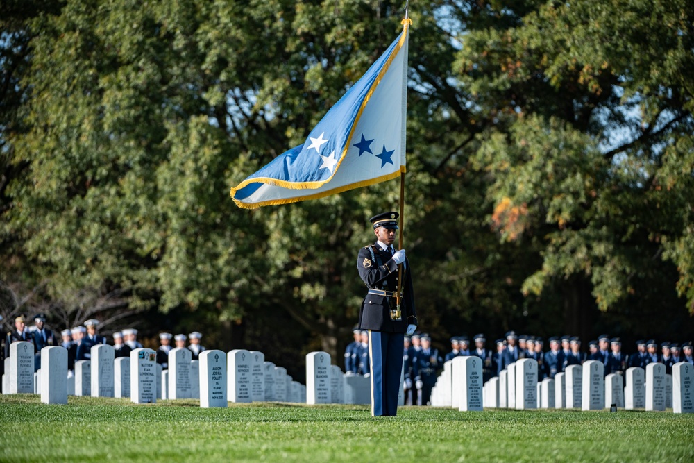 A Special Military Funeral is Held for the Late Gen. (ret.) Colin Powell at Arlington National Cemetery