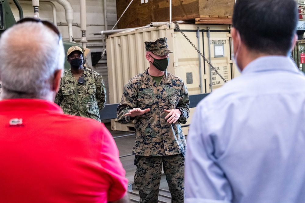USS Portland (LPD 27) Hosts Israeli Force Protection Personnel