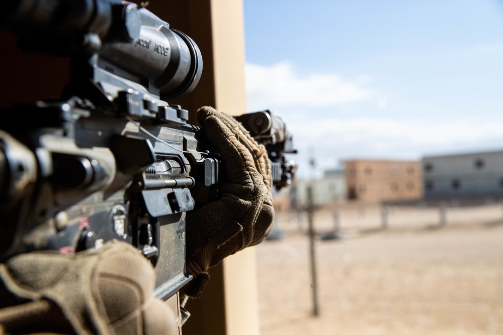 Golf Company with V 2/5 Conducts Urban Defense Exercise