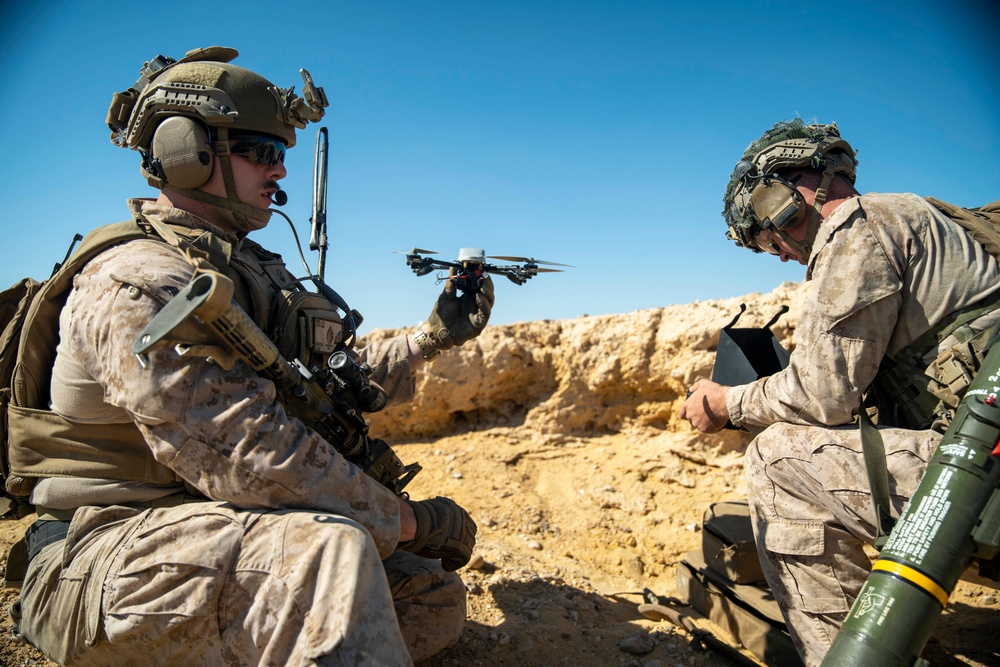 Alpha Co, BLT 1/1 live-fire and maneuver range in Israel