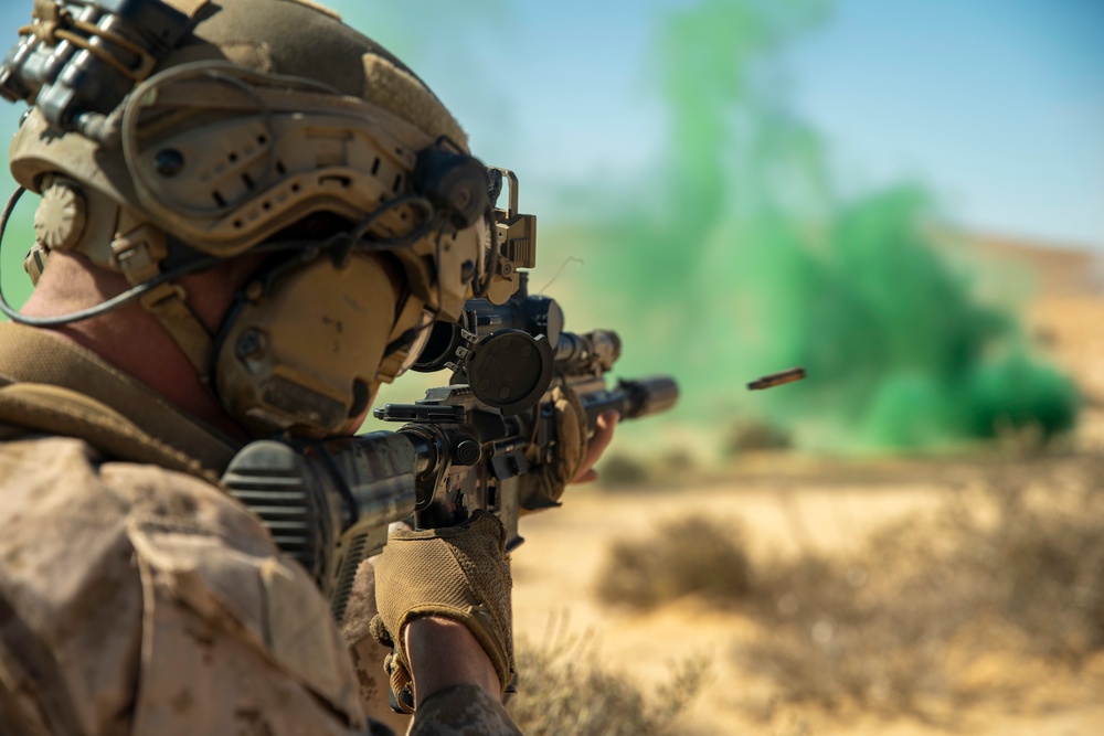 Alpha Co, BLT 1/1 live-fire and maneuver range in Israel