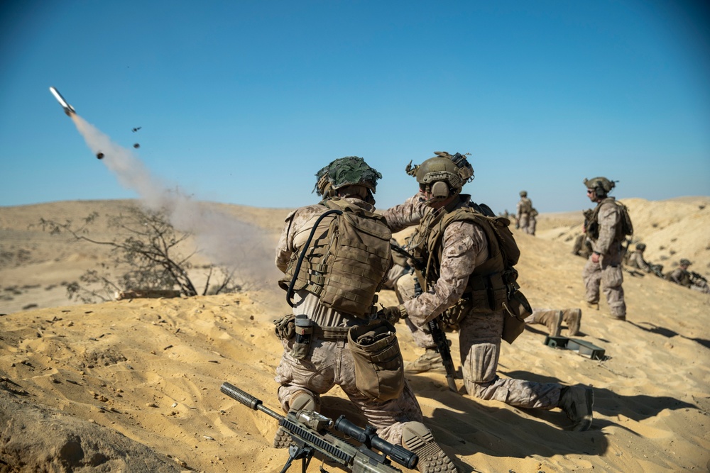 Alpha Co, BLT 1/1 live-fire and maneuver range in Israel