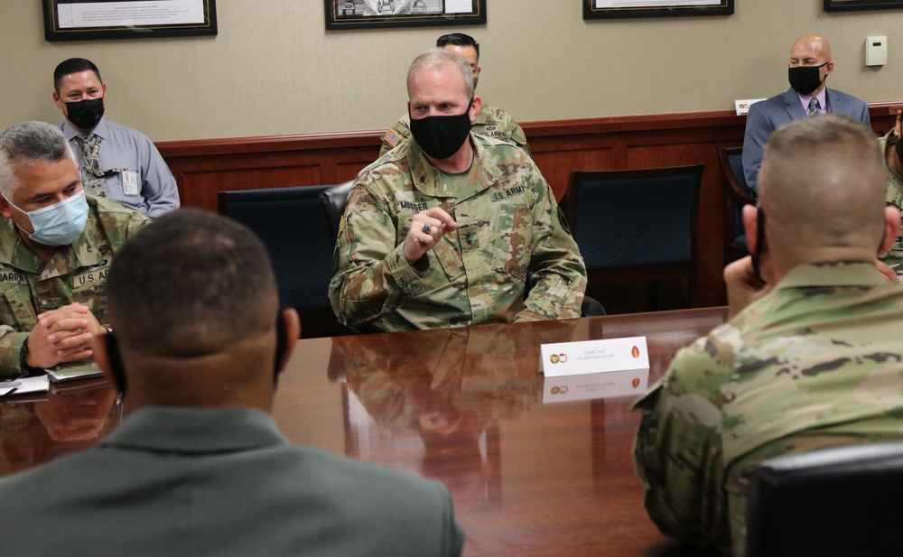 USARC DCG briefs 63rd Readiness Division’s new commander; senior leaders