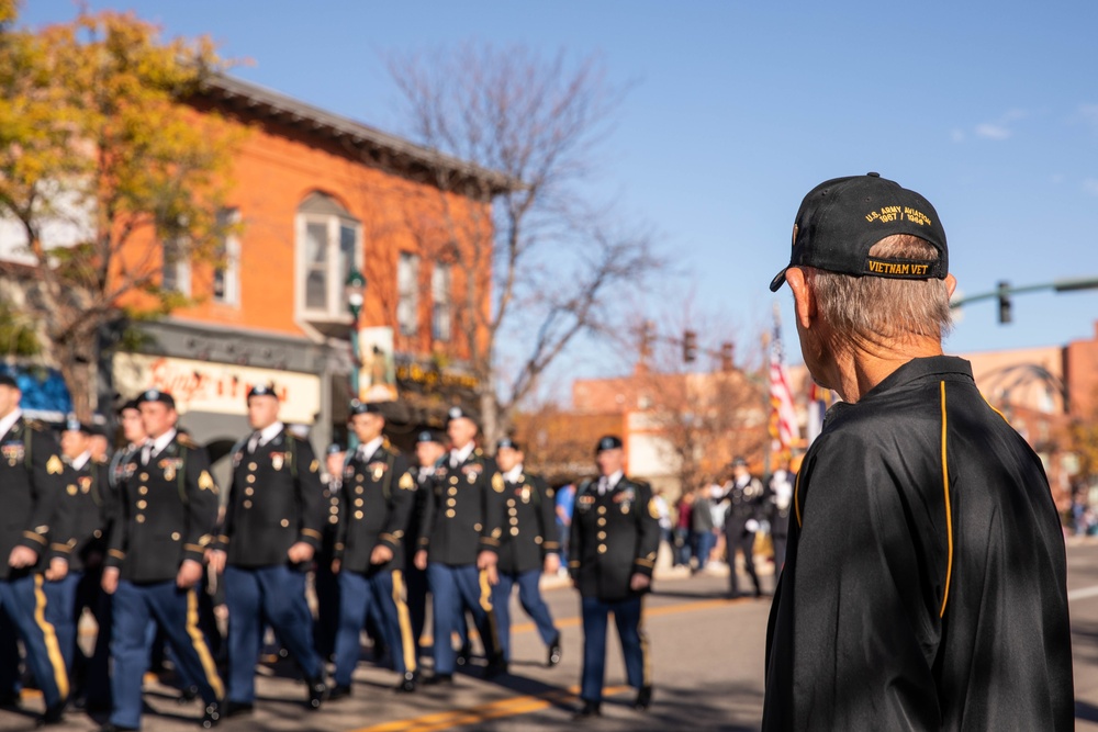 Ivy Soldiers March in Veterans' Day Parade