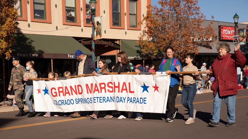 Ivy Soldiers March in Veterans' Day Parade