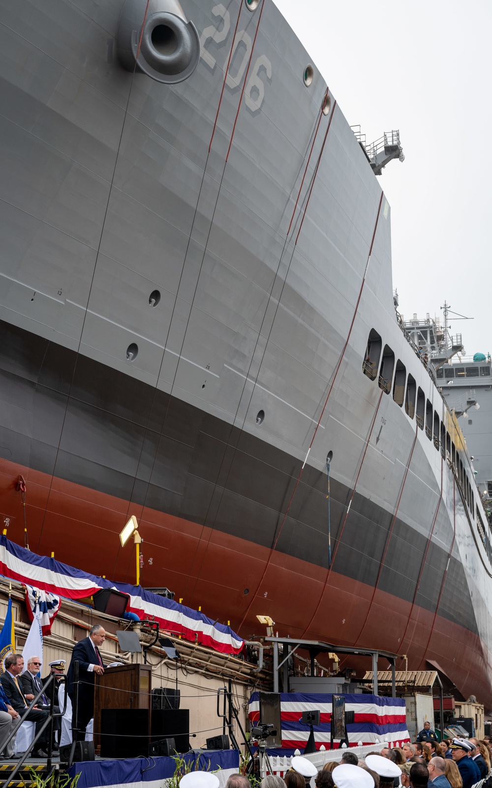 DVIDS - Images - SECNAV Del Toro attends the USNS Harvey Milk ...