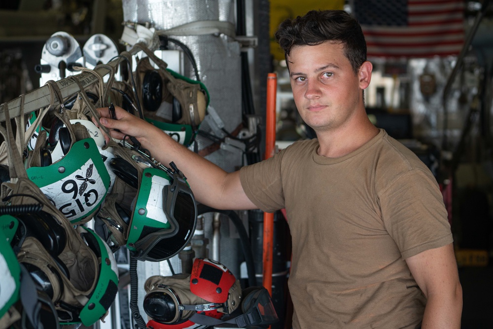 HSC 23 Sailor Poses For Portrait