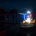 Tug Boat Pulls Nimitz in Preperation for Underway