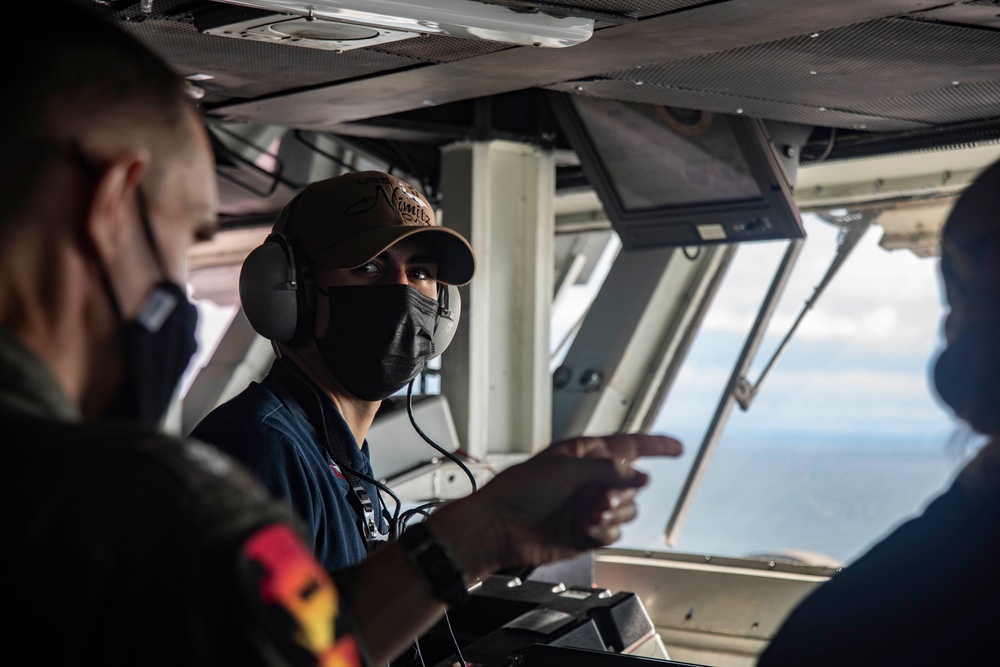 Sailors Navigate Through the Puget Sound