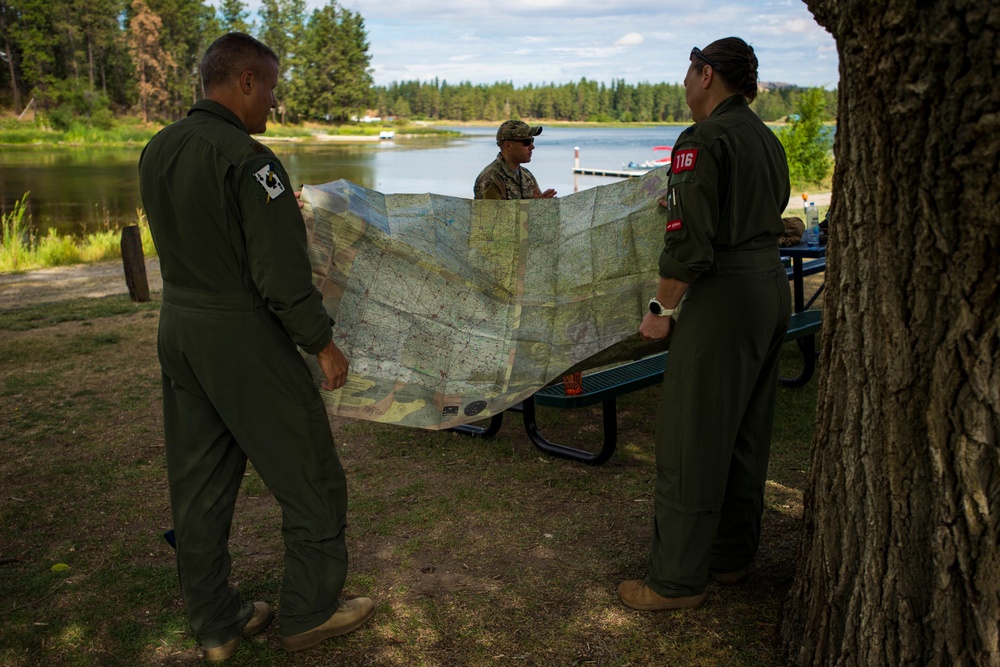 141st Operations Group Water Survival Training