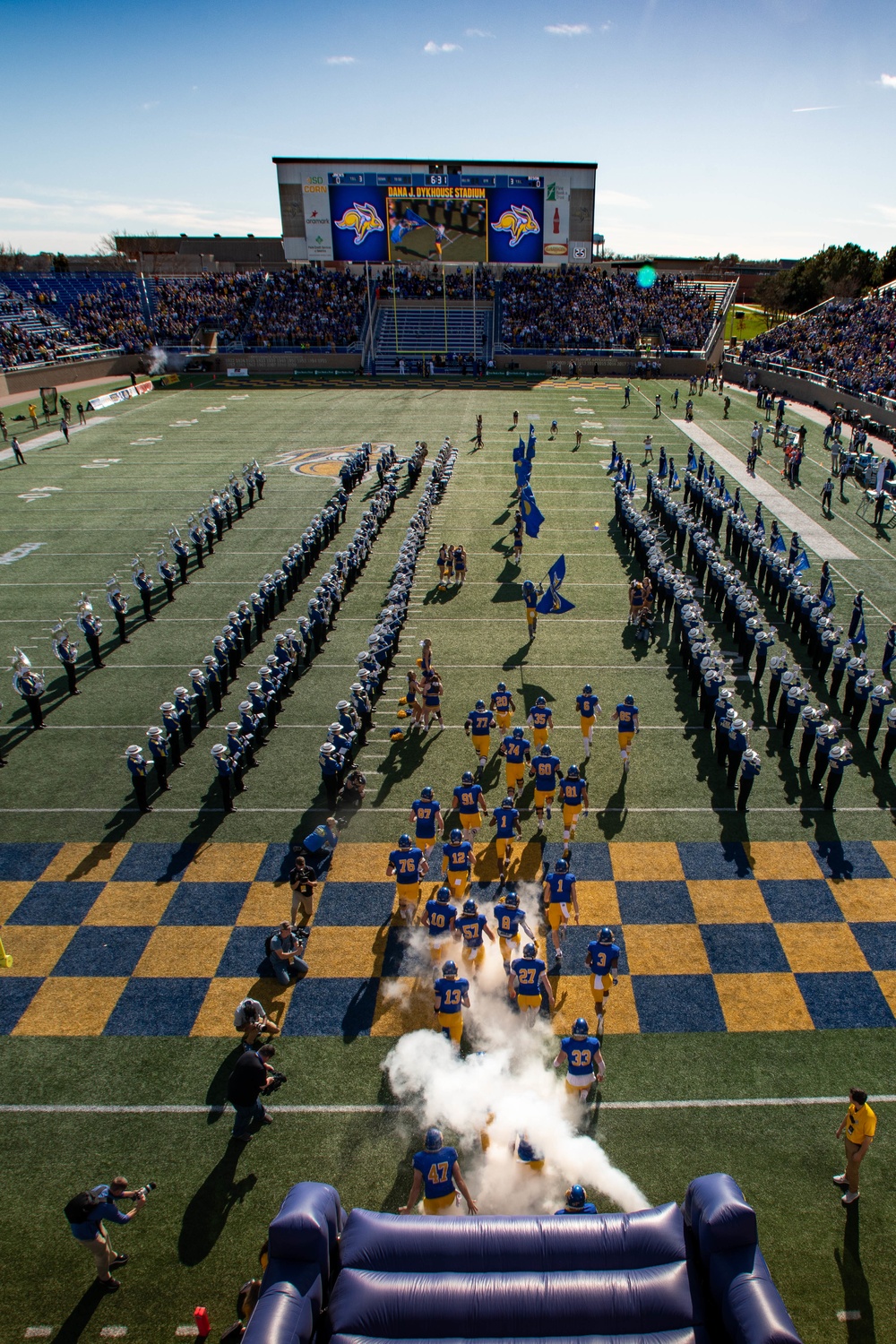 South Dakota State University flyover