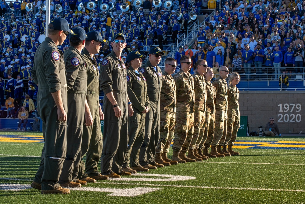 South Dakota State University flyover