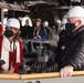 Former Congresswoman Gabrielle Giffords visits ship named after her