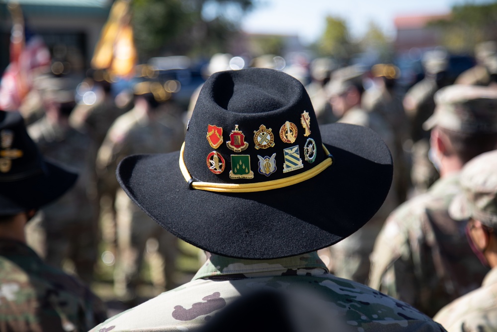 3rd Combat Aviation Brigade Soldiers receive their Order of the Silver Spurs.