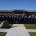 133rd Test Squadron Airmen with outgoing Commander