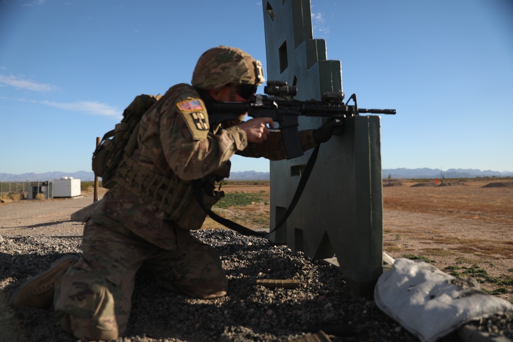 AZNG Charlie Company 1-158th Infantry Conducts Rifle Qualification