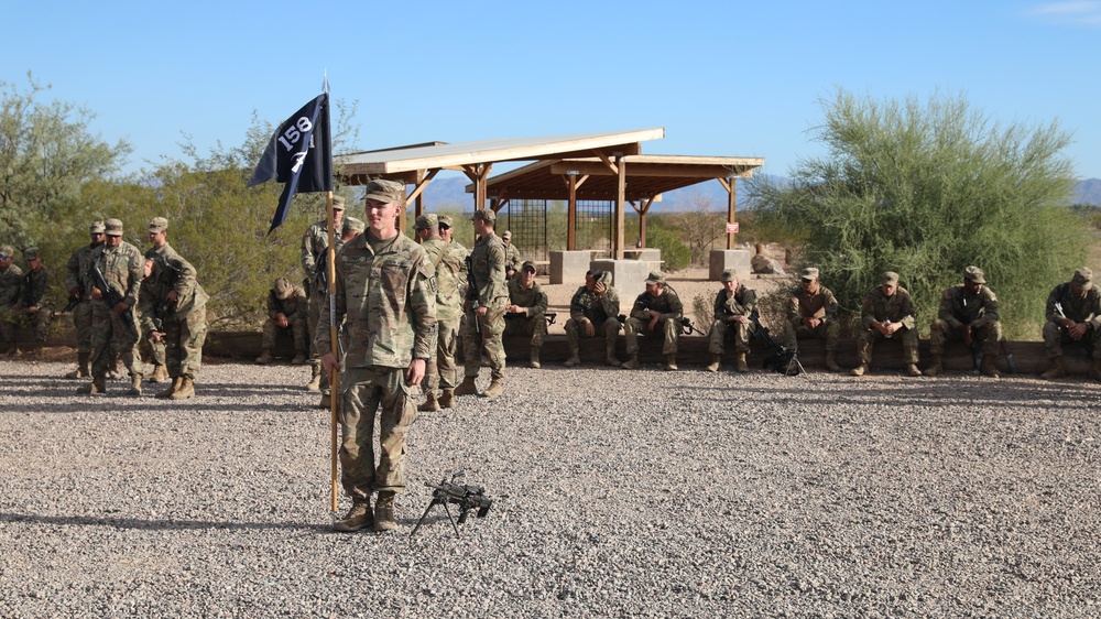 AZNG Charlie Company 1-158th Infantry Conducts Rifle Qualification