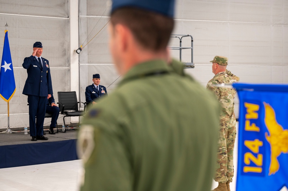 124th Fighter Wing Commander Change of Command