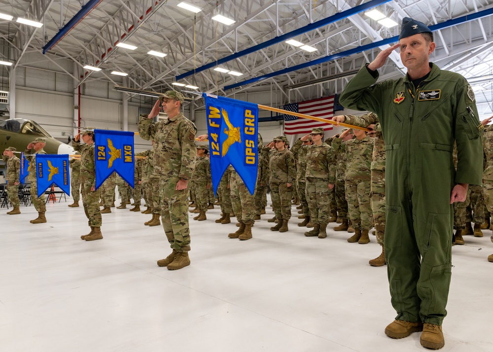 Kornberg assumes command of 124FW