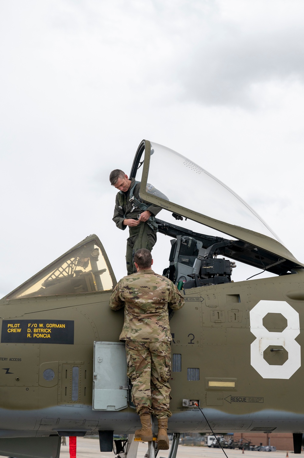 The 124th Fighter Wing Commander's Fini Flight