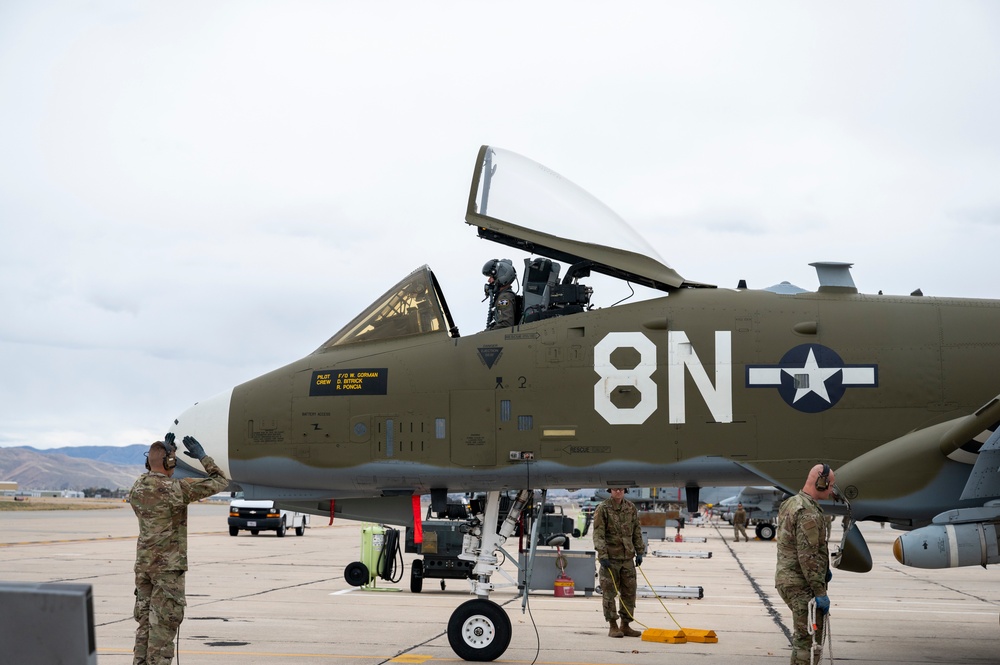 The 124th Fighter Wing Commander's Fini Flight