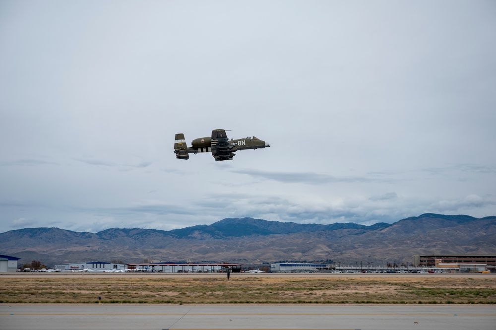 The 124th Fighter Wing Commander's Fini Flight