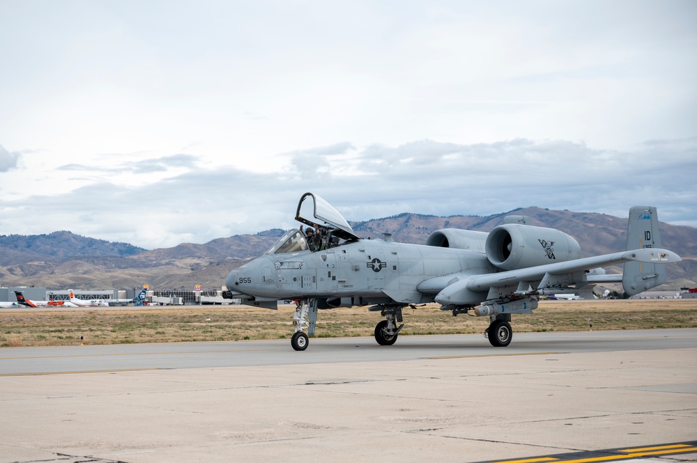 The 124th Fighter Wing Commander's Fini Flight