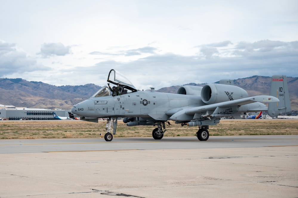 The 124th Fighter Wing Commander's Fini Flight