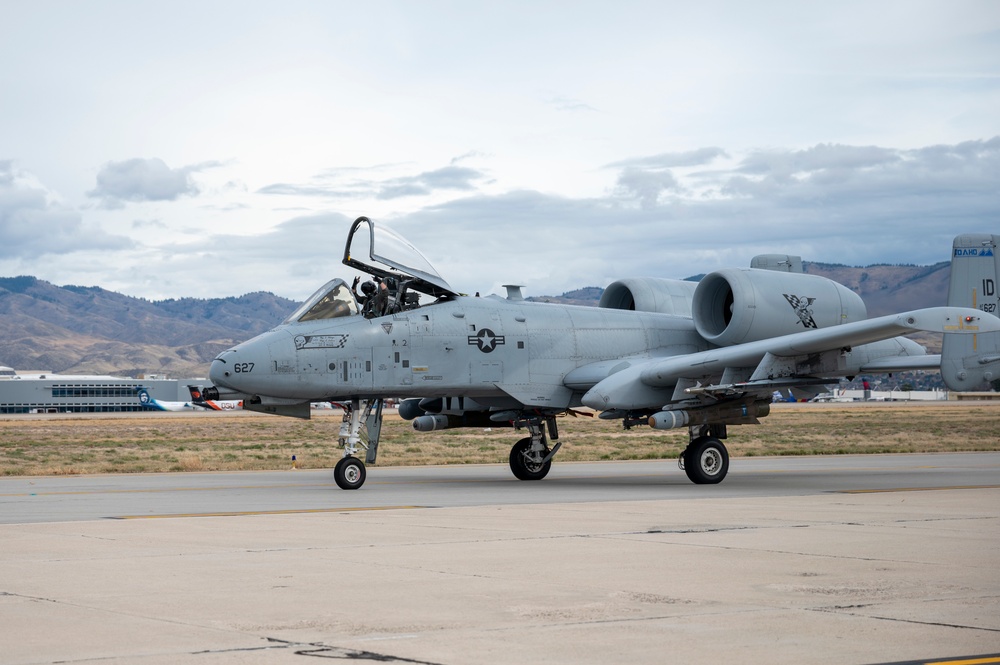 The 124th Fighter Wing Commander's Fini Flight