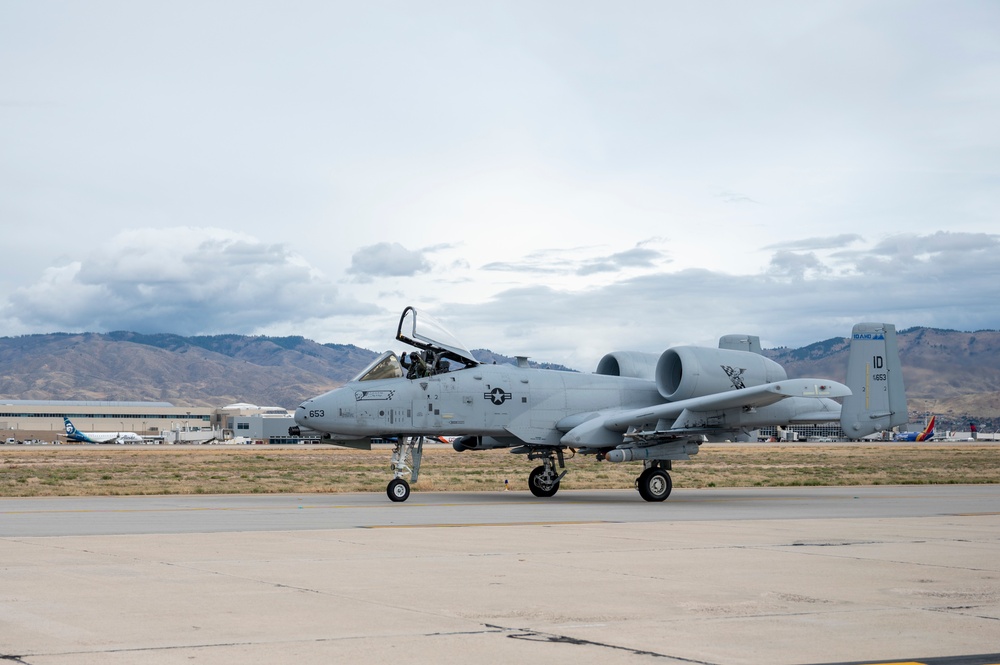 The 124th Fighter Wing Commander's Fini Flight