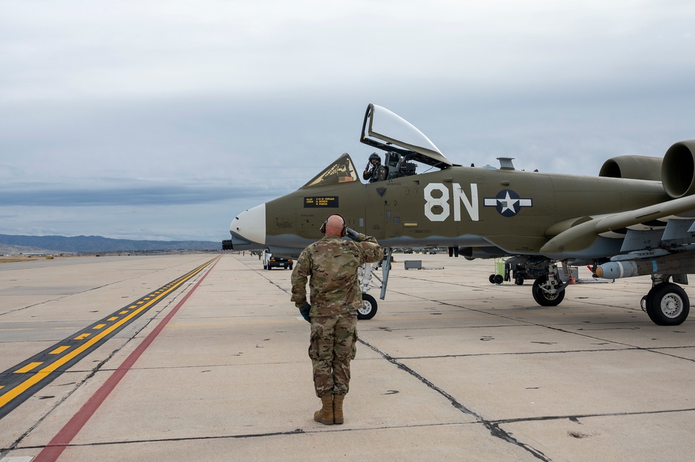 The 124th Fighter Wing Commander's Fini Flight