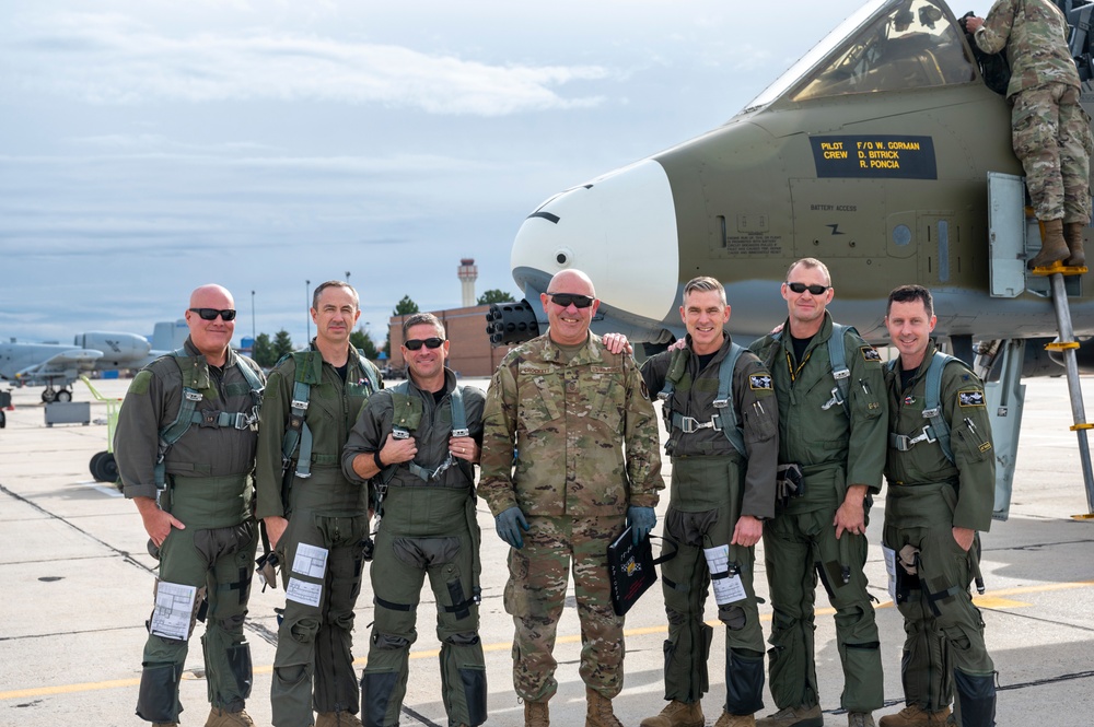 The 124th Fighter Wing Commander's Fini Flight