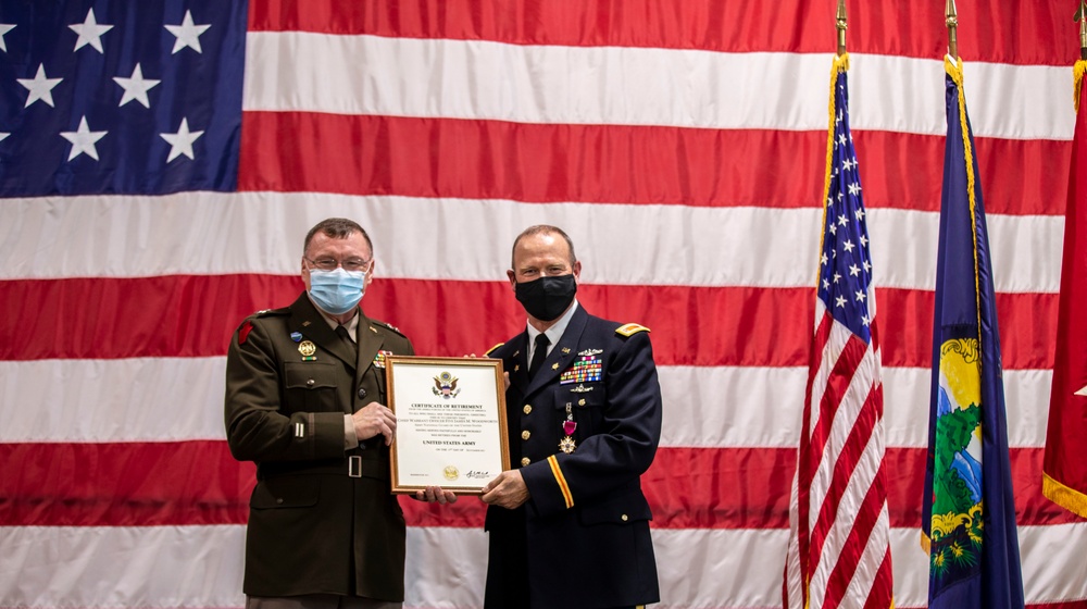 Vermont National Guard Command Chief Warrant Officer – Change of Command