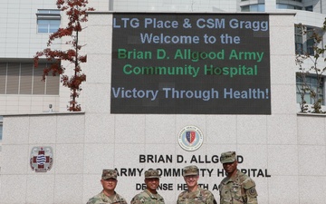 DHA leadership Visits Brian D. Allgood Army Community Hospital