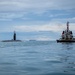 USS Hampton Departs from Saipan