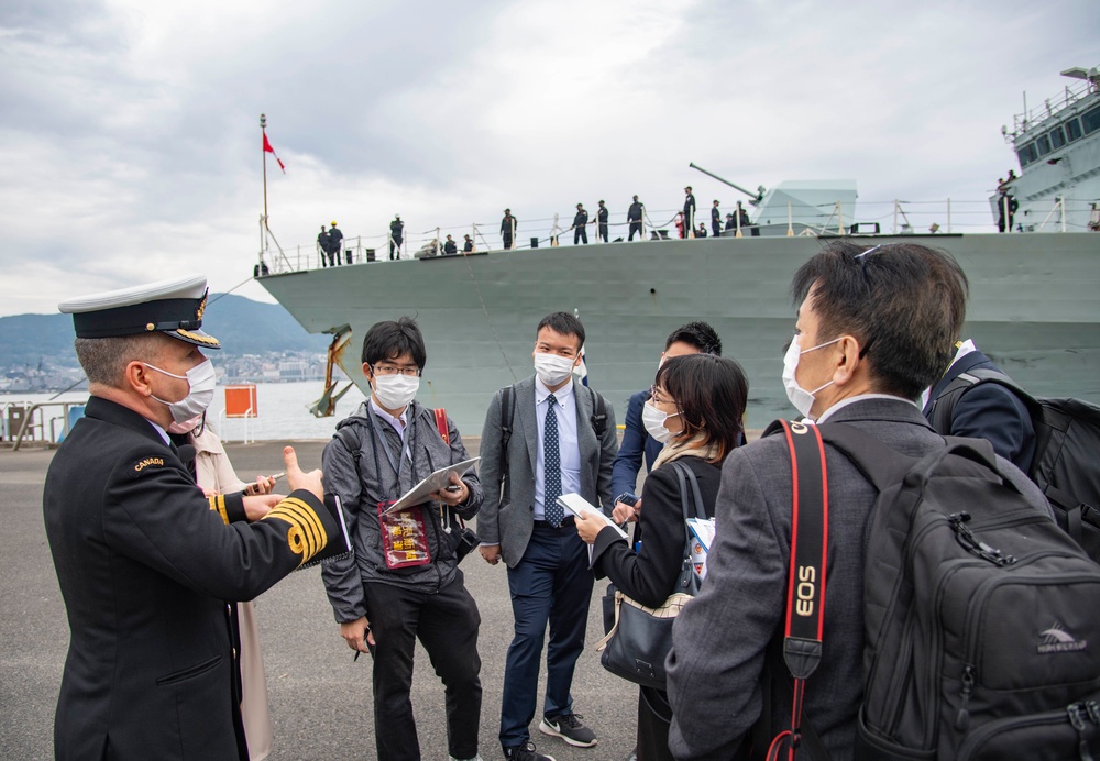 HMCS Winnipeg visits CFAS