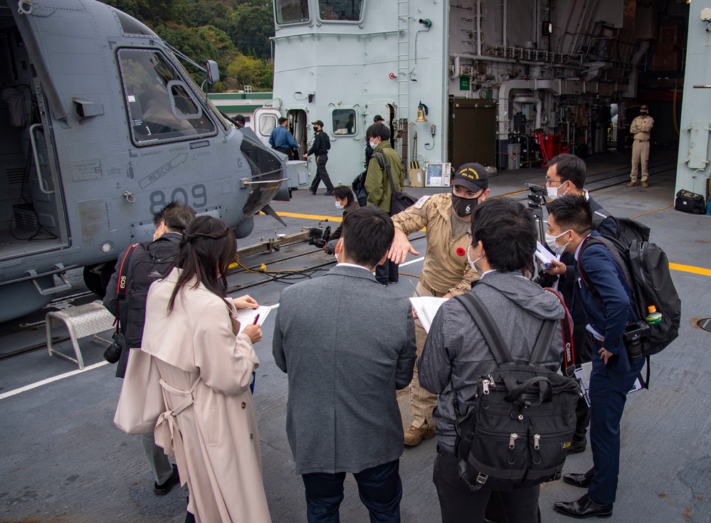 HMCS Winnipeg visits CFAS