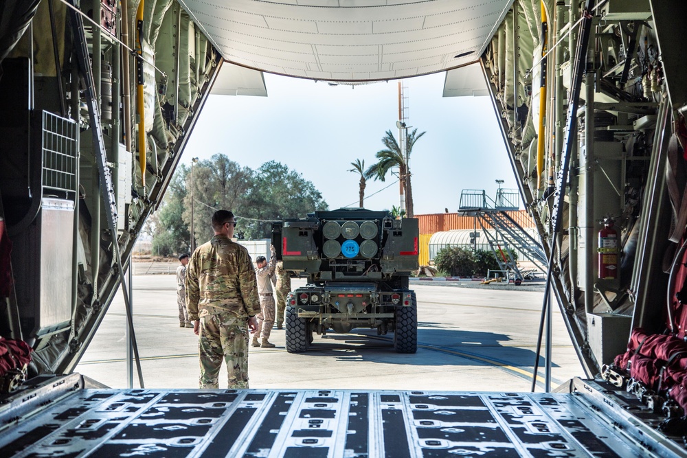 11th MEU conducts High Mobility Artillery Rocket System, Rapid Aerial Insertion at Ovda Air Force Base, Israel