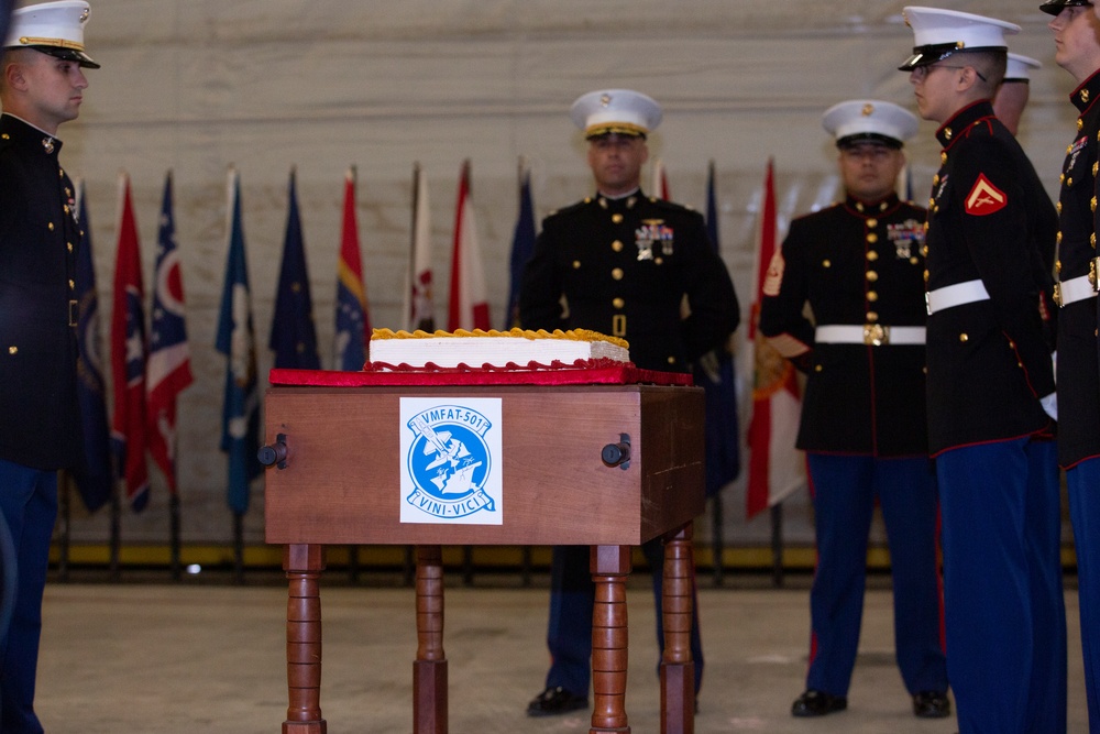 VMFAT-501 Cake-cutting Ceremony