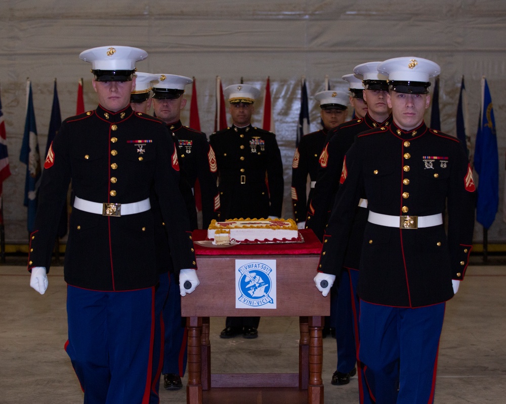 VMFAT-501 Cake-cutting Ceremony