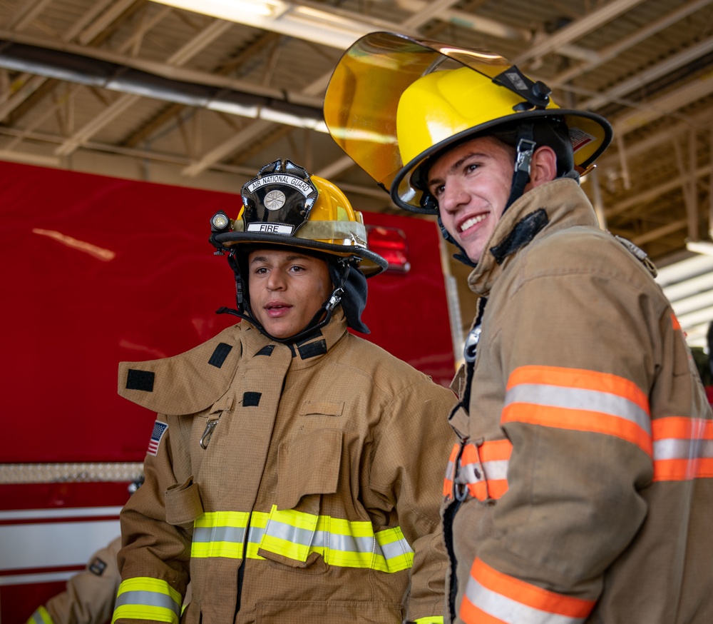 122nd Fighter Wing Fire and Emergency Services perform training