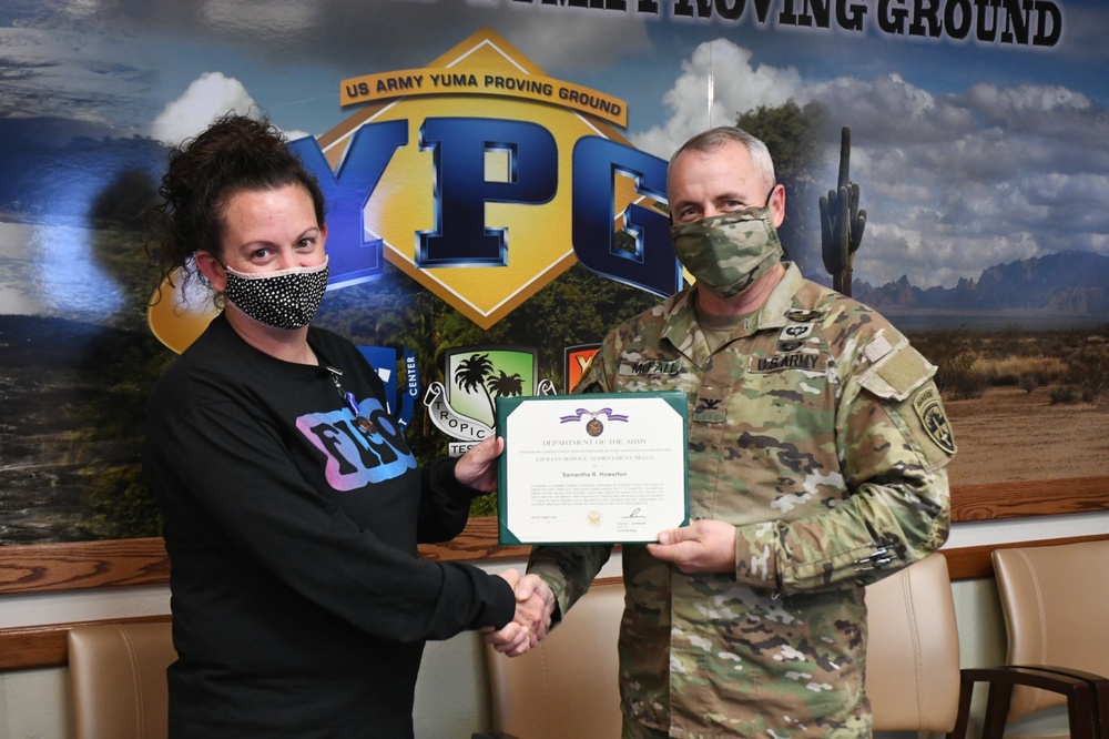 Yuma Proving Ground Ammunition and Armaments Division excels in inspection