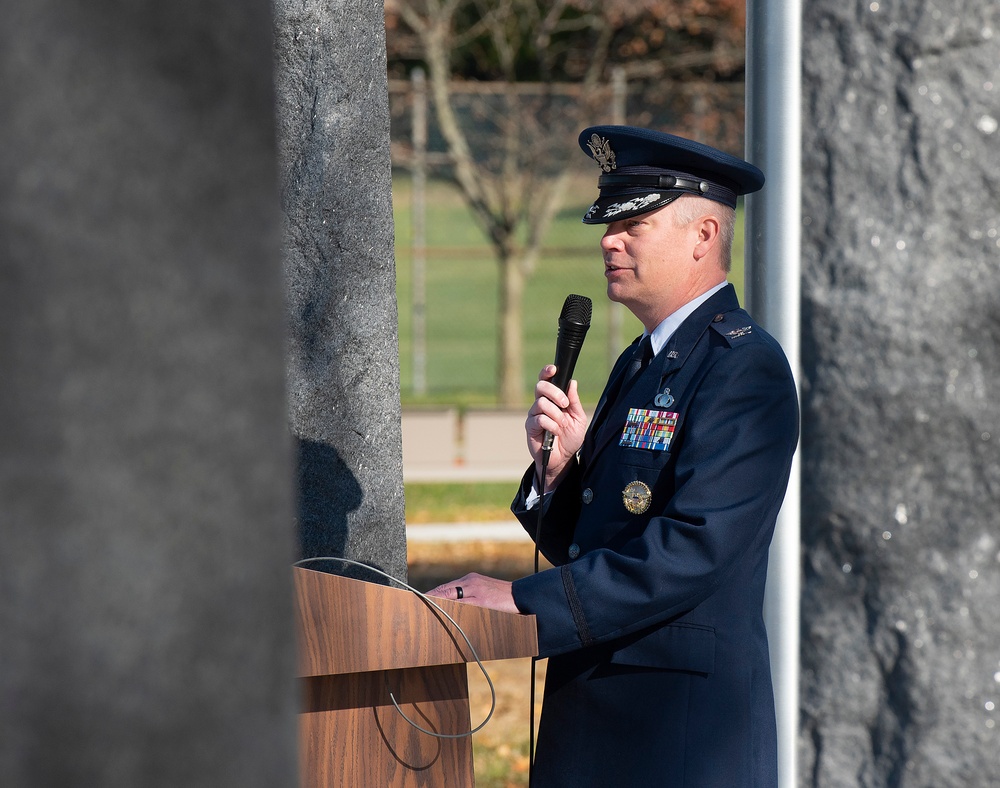 Wright-Patt Participates in Huber Heights Ohio Veterans Memorial Park Ribbon Cutting