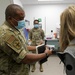 AFSC Command Lt. Gen. Tom Miller’s spouse Kim Miller visits 78th Medical Group at Robins AFB
