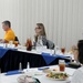 AFSC Command Lt. Gen. Tom Miller’s spouse Kim Miller visits Robins AFB
