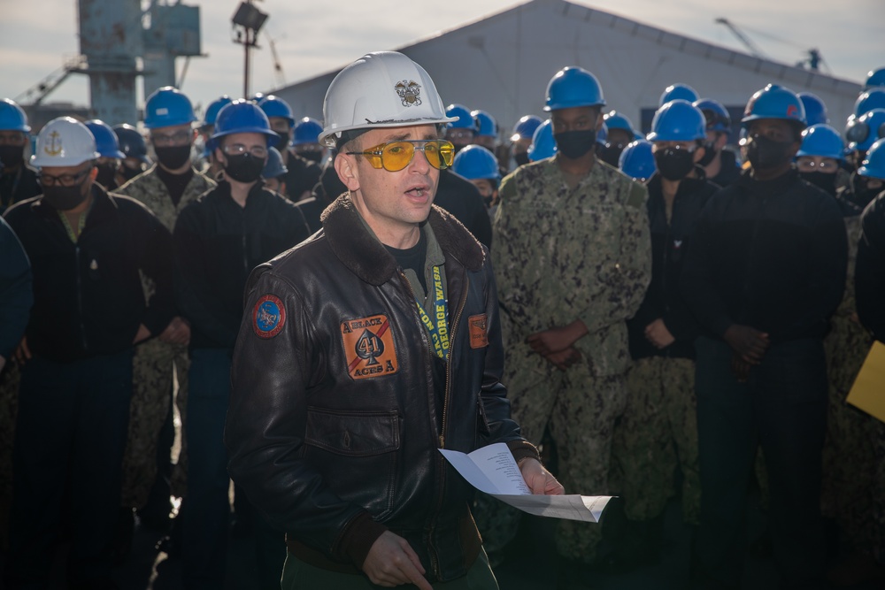 Airboss delivers remarks
