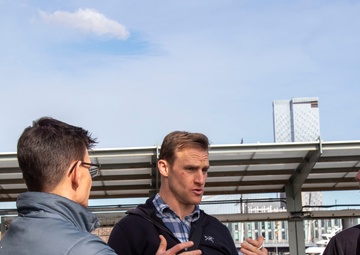 Leaders study operations in dense urban terrain