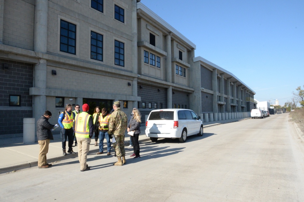 Chicago Commander Visits Electric Dispersal Fish Barriers